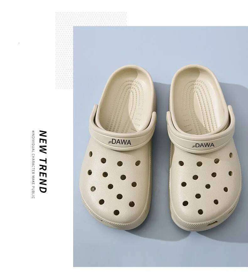 Summer men's women's casual home slippers, sandals, anti slip comfortable soft beach shoes, hiking and fishing shoes