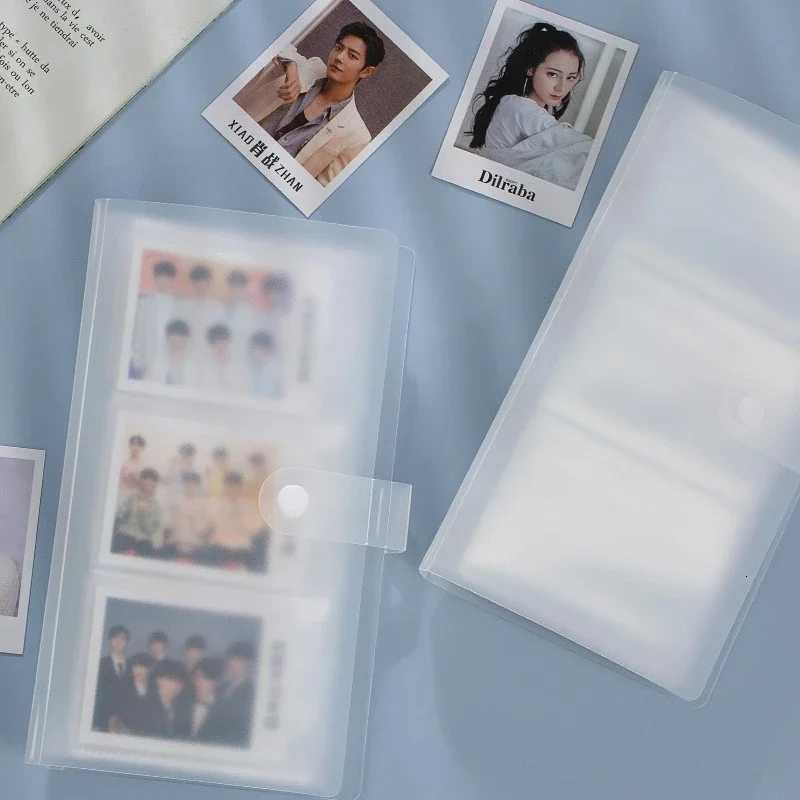 Transparent Photo Album Mini Album Photo Card Train Ticket Card Collection Book Jewelry Card Album Photocards Holder Z250729