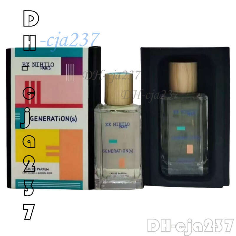 Quaity Perfume Ex Nihio 100ml BLUE TALISMAN GENERATiON(S) Speed Legends Outcast parchouli Memory BLUE Fragrance Eau De Parfum 3.3f. oz EDP Unisex Spray Long Lasting