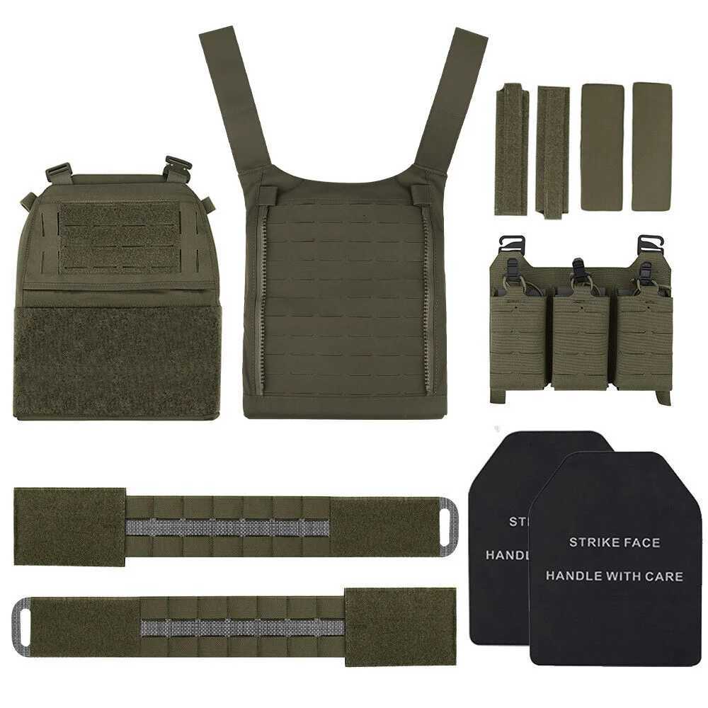 KRYDEX Tactical FCPC V5 Plate Carrier Vest Tegris CummeRBund 5.56 TripLE Magazine Pouch Shoulder Airsoft Men Vest Z250728