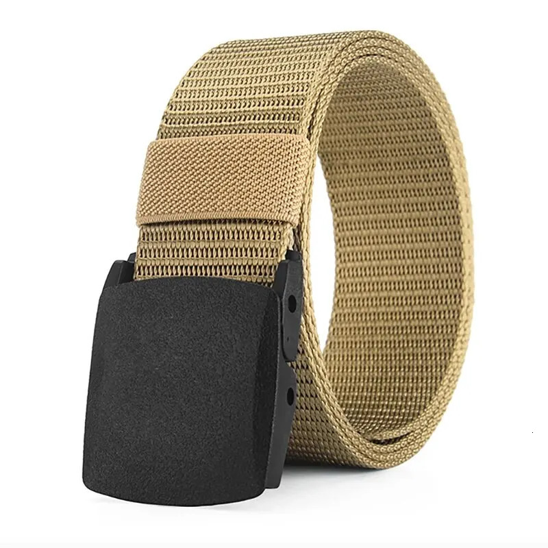 Mens Belt Outdoor Casual Canvas Metal Free Training Nylon Tactical With Pants Jeans Sports Belts For Men Women 250716