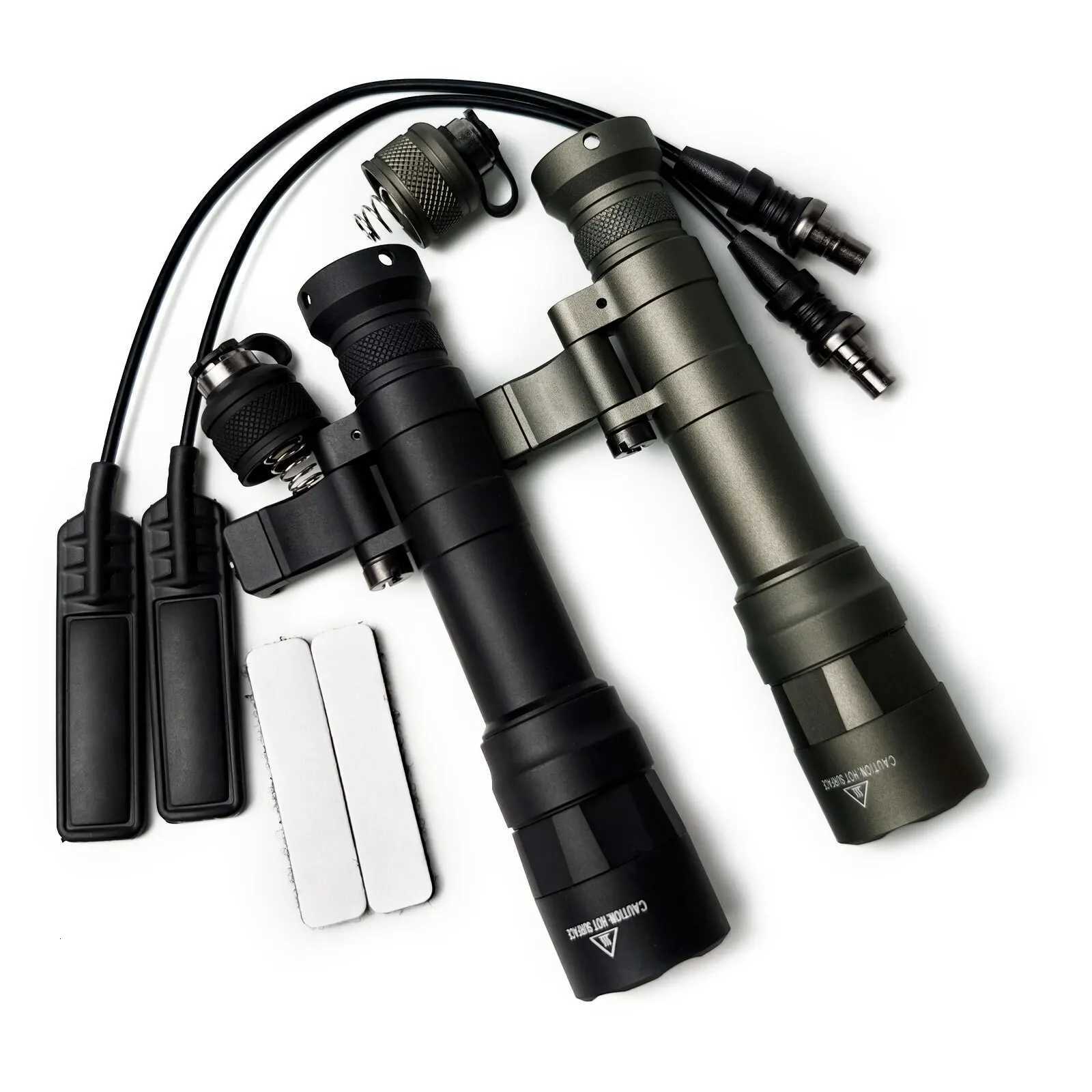 640DFT PRO Dual Fuel Tactical Gun LED Light Offset Side Mount Hunting Lighting Weapon Light XJ250728