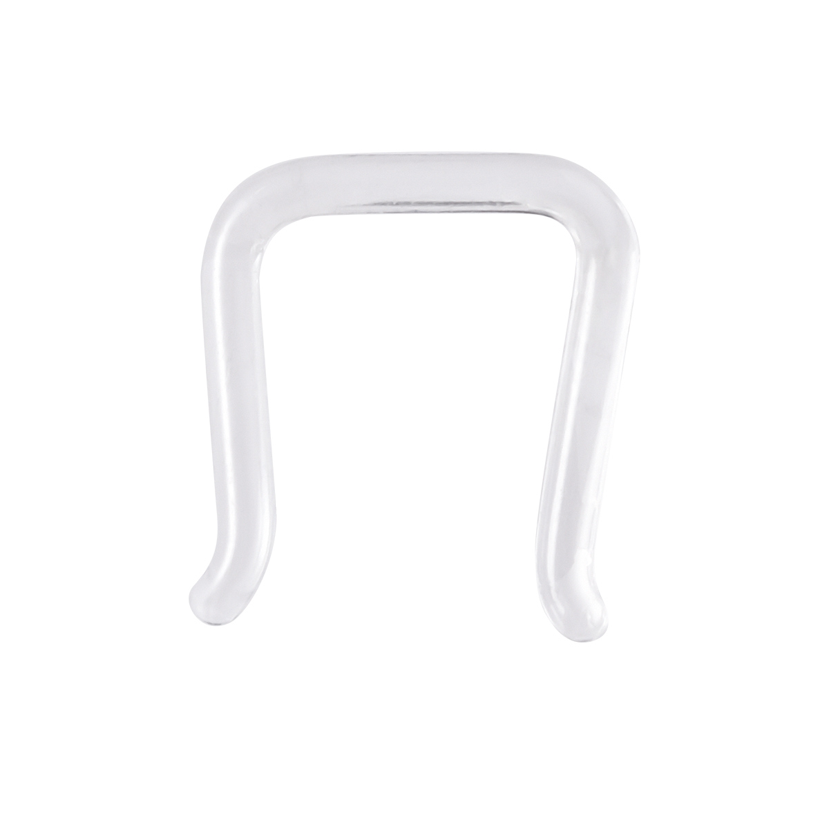 Glass U-shaped pole eyebrow nail ear bone nail human body perforation wearing nourishing hole environmentally friendly anti allergic replacement punct
