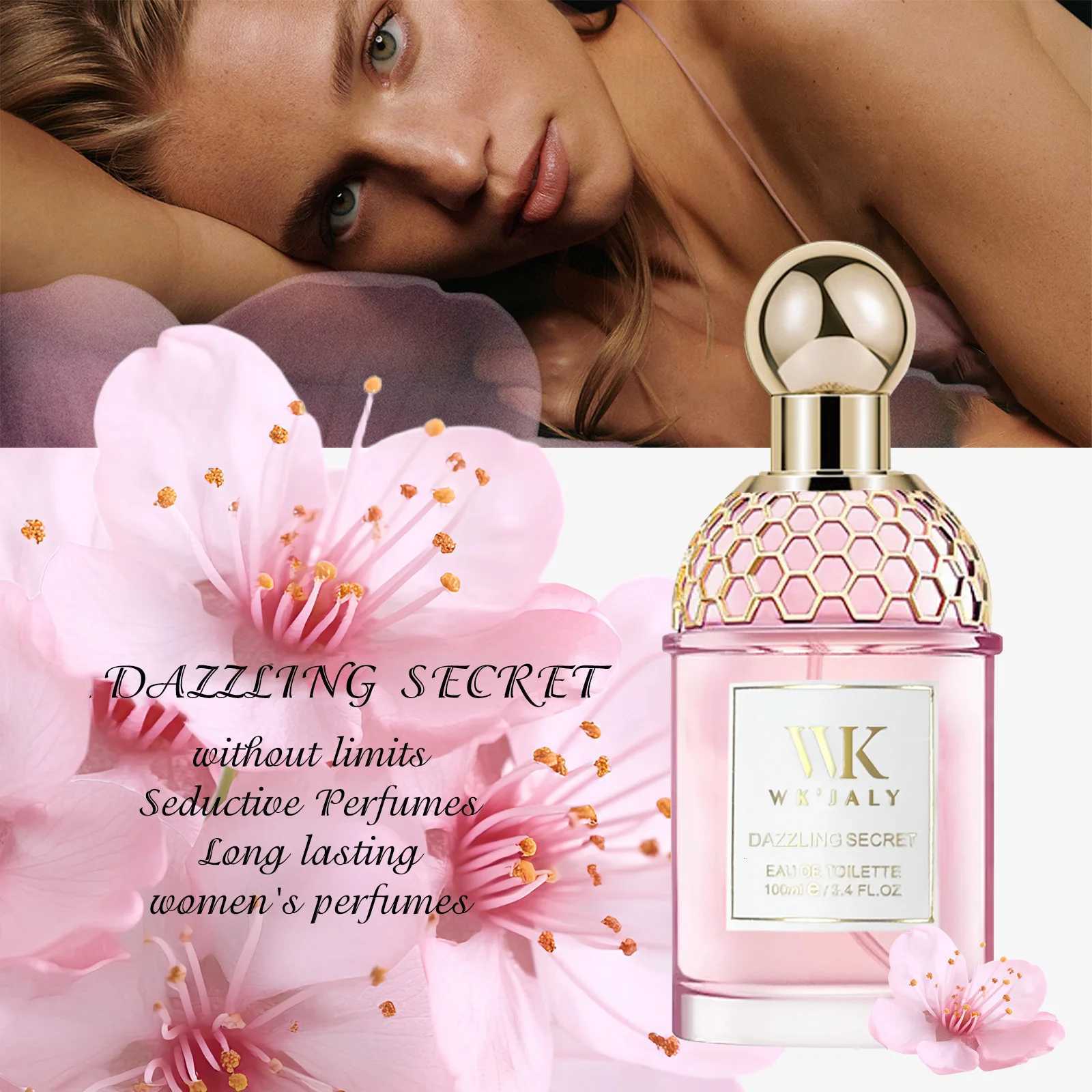 100ml/3.4 oz WK JALY Dazzling Secret Eau De Toilette Spray With Notes of Vanilla Musk Violet Woody Long Lasting Fragrance Z250809
