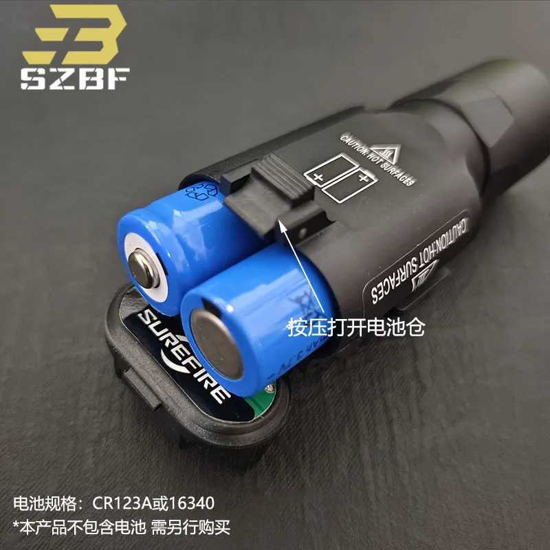 Sotac Tactical SF X300 X300U Ultra LED 400 lumens Metal Pistol Weapon Light Fits 20mm Rail Airsoft Hanging Hunting Flashlight XJ250728