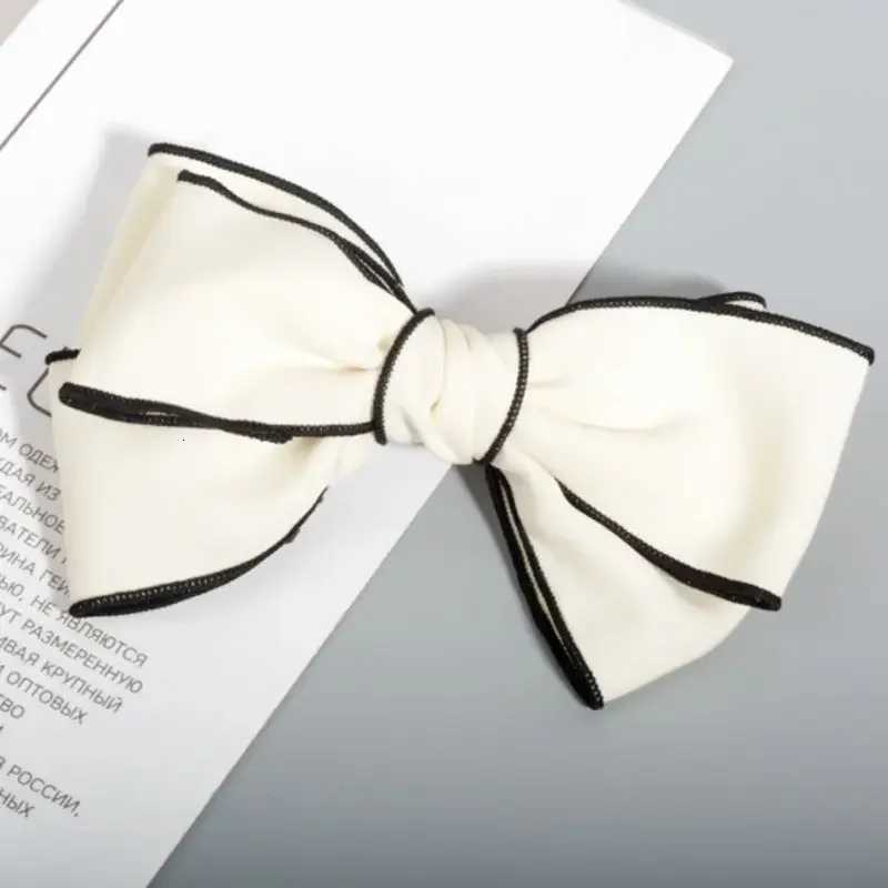 Womens Imitation Bow Hairpin Ponytail Hairpin Clip Elegant Temperament Versatile Bow Hair Accessories Solid Headwear Gift Z250729