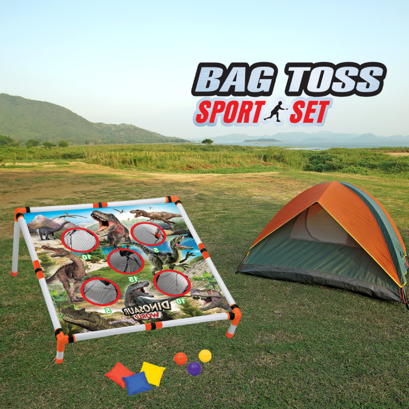 Three-In-One Sandbag Throwing Toy - Durable Play Mat for Kids