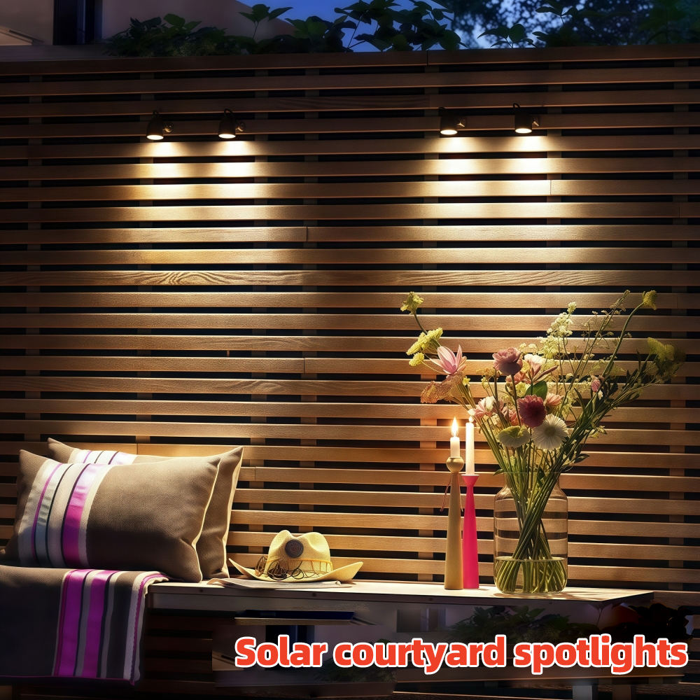 Solar Lawn Light for Courtyard Garden Villa Landscape Colorful Tree Lighting Outdoor Waterproof Decorative Spotlight
