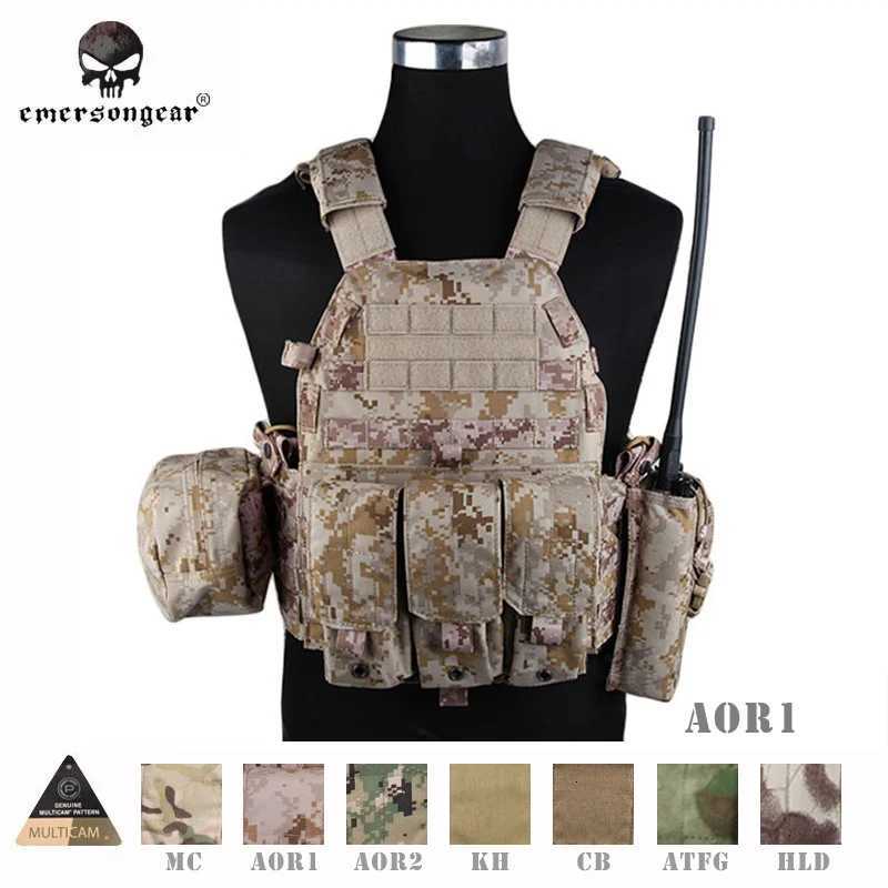 Emersongear LBT6094A Style Tactical Combat Molle Vest with 3 Pouch EM7440 Z250728