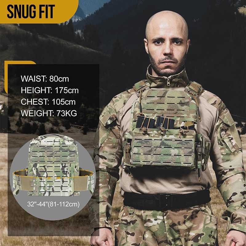 ONETIGRIS Tactical FLPC-4QD Vest Outdoor Hunting Plate Carrier Protective Adjustable Vest Airsoft Carrier Combat Equipment Z250728