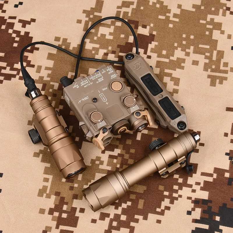 Dbal-A2 No Ir Version Red Dot Green Blue Laser Indicator Airsoft Led Strobe Light Weapon Unting Scout Light M300 M600 Flashlight XJ250728