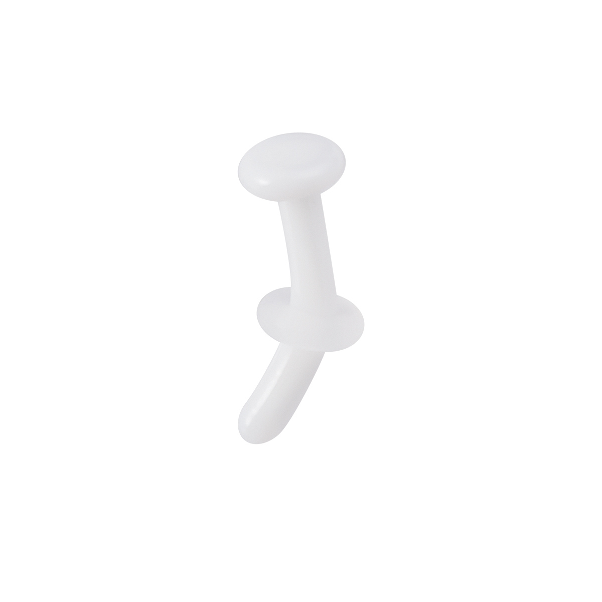Glass curved rod eyebrow nail ear bone nail human body perforation wearing nourishing hole environmentally friendly anti allergic replacement puncture