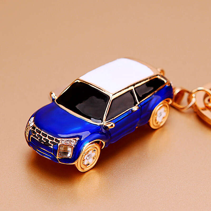 Alloy Model Car for Women Cute Creative Korean Version Bag Pendant Metal Keychain Small Gift