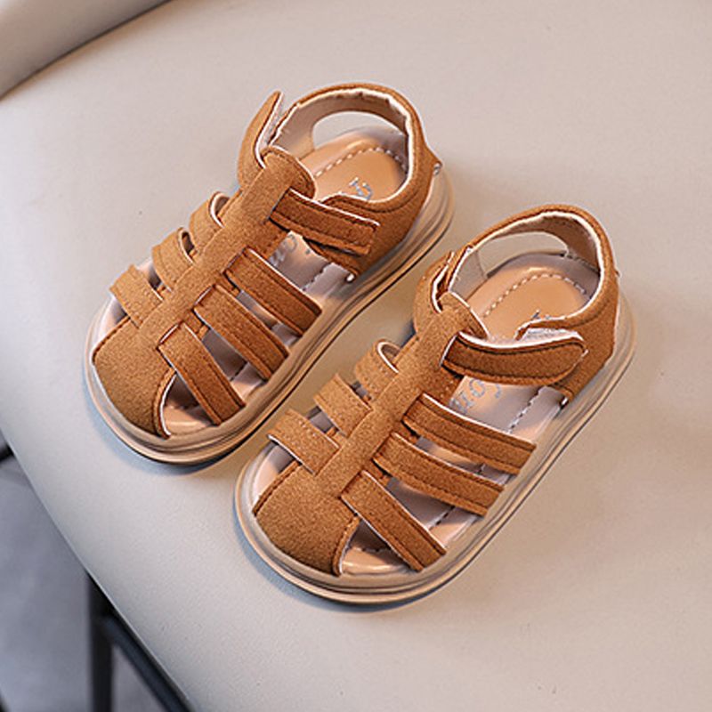 Toddler Children Summer Outdoor Beach Shoes Girls Princess Vintage Suede Sandals Littlesprouts for Kids Boy 2025 New Arrival Footwear 1-6 Years Sizes 
