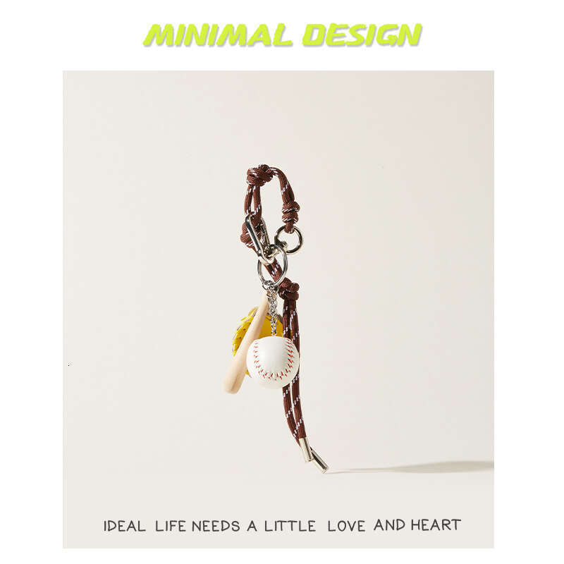 New Miu Style Bowling Ball Accessory Handheld Briefcase Bag Strap Pendant Design Sense