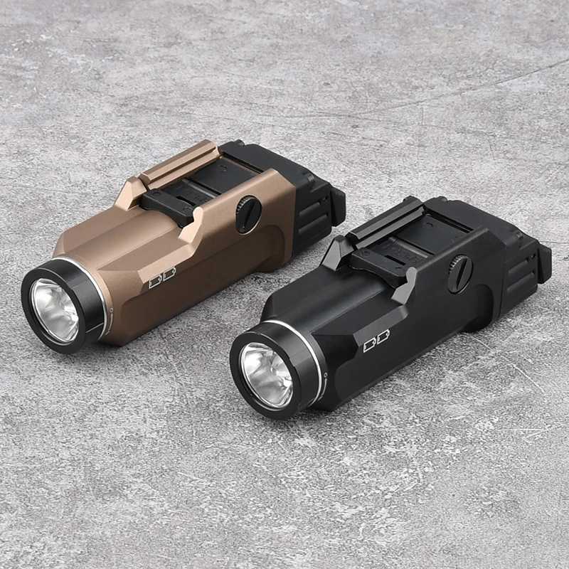 Tactical Metal Flashlight TR 9 1000lumen High Power Hunting Lamp Scout Strobe Light Airsoft Gear for 1913 UNIV Rail System XJ250728