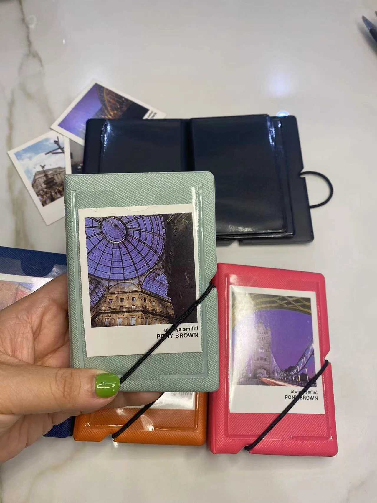 28 Pcs 3 Inch Photos Instax Mini Camera Album Photo Album with Elastic Closure for Children Kids Cute Mini Z250729