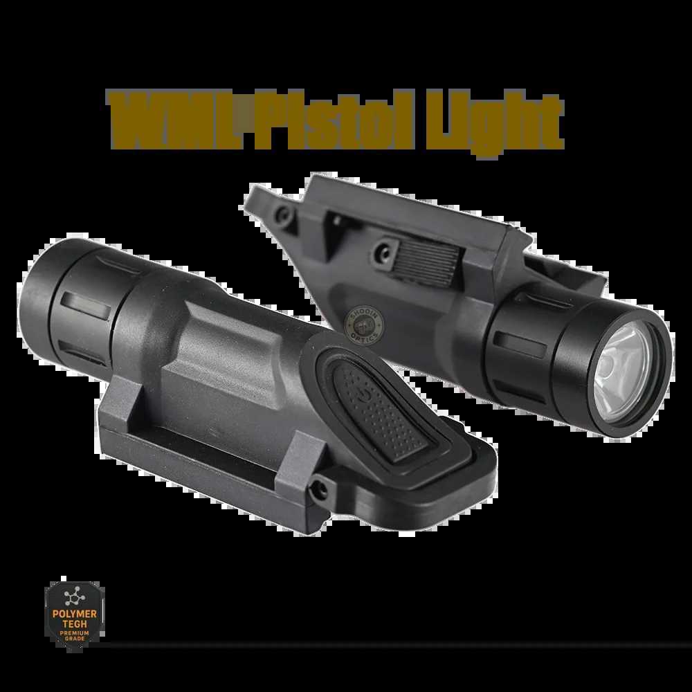 Tactical Gun Lights APL WML With 20MM Rail Mount Aluminum Lamp Head Polymer BodyXJ250728