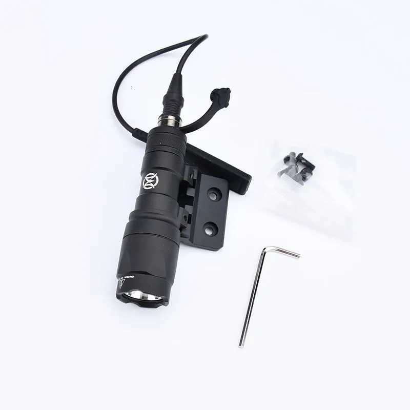 Vadsn Tactical Flashlight M300 Outdoor Hunting Spotlight M600C Offset Mounting Base M600 Scout Light Base Fit Mlok Keymod R250728