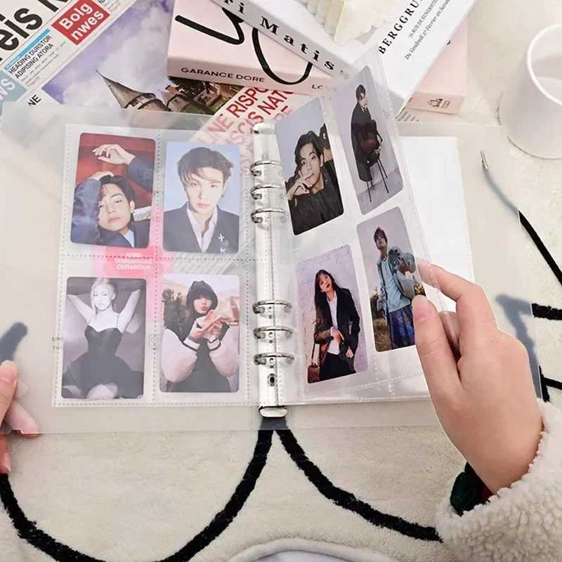 5 Loose-Leaf Photo Album Book Binder Photocards Kpop Card Collection Book DIY Cards Idol Photos Collection Storage Book Binder Refill Paper Z250729