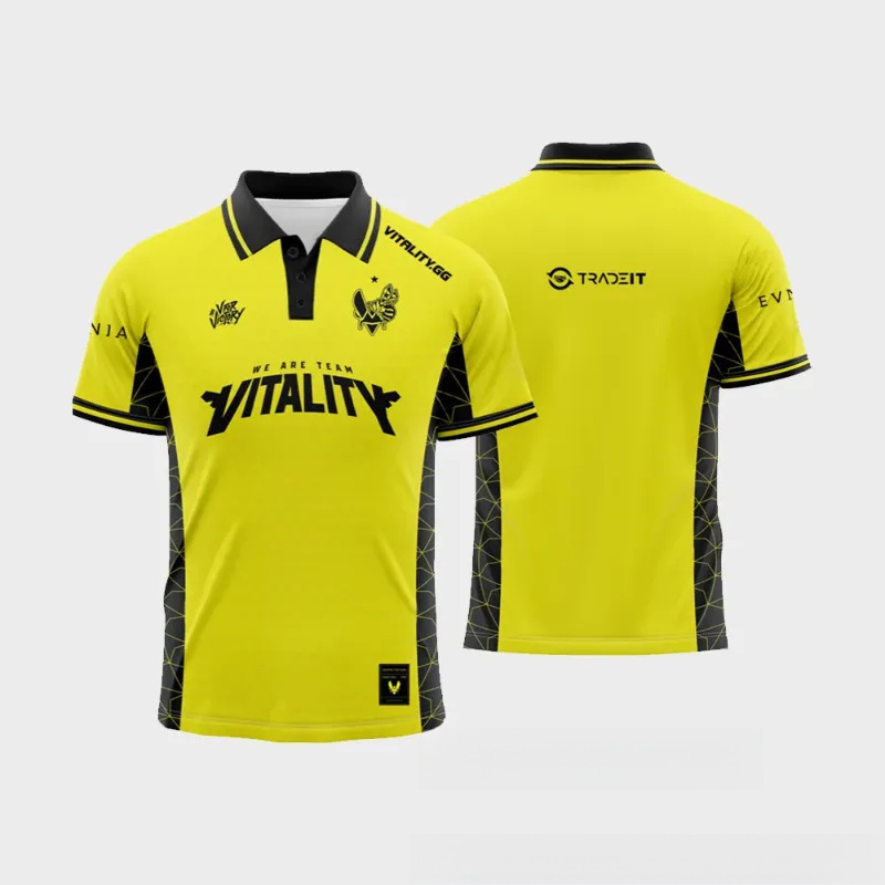 Men's T Shirts Vitality University CS2 Major 2025 Two Star Esports Team Uniform Men Fashion O-neck Design T-shirts Zyw0o Ropz Fans