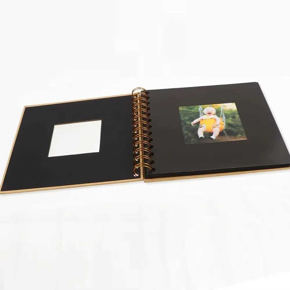 Lovely 6 Inch Scrapbook Photo Album 20 Internal Pages Cover Window Design Travel Album Wedding Album For Lover Baby Wedding Z250729