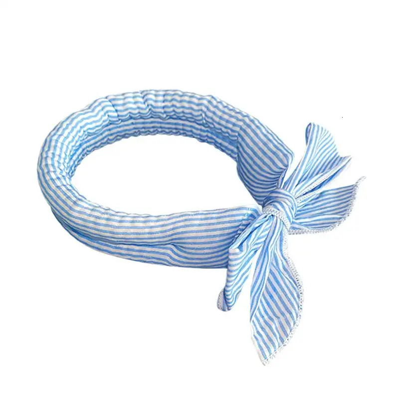 Pet Cooling Ice Scarf Cool Breathable Towel Heatstroke Dogs Cats Collar Cat Adjustable Bibpet Supplies 250729