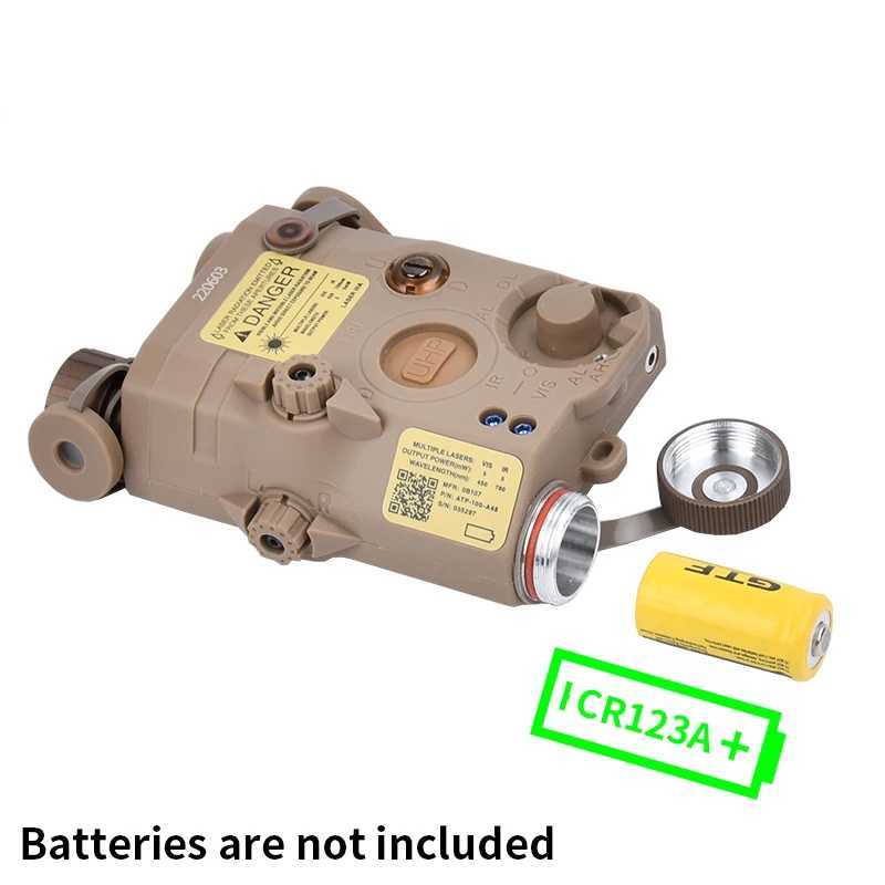 Tactical PEQ 15 PEQ-15 Airsoft Red Dot Green Blue Laser Indicator M600 M300 Flashlight Weapon Light Dual Control Switch XJ250728