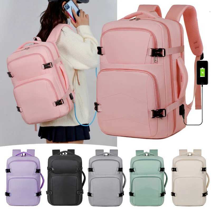 Multifunctional USB Charging Waterproof Backpack Large Capacity Travel Bag for Students Unisex Fashion School Backpack S250728