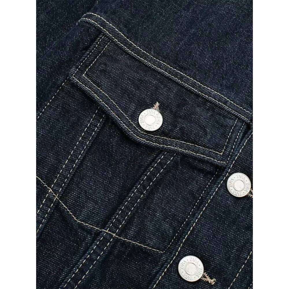 Designer Clothing 2025 Willshela Women Fashion With Pockets Denim Blue Single Breasted Jackets Vintage Lapel Neck Long Sleeves Female Chic Lady Outfit