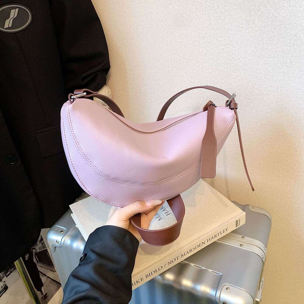 Fashionable High-End Dumpling Korean Style Design Bags Simple Shoulder Niche Underarm Crossbody Women's Bag