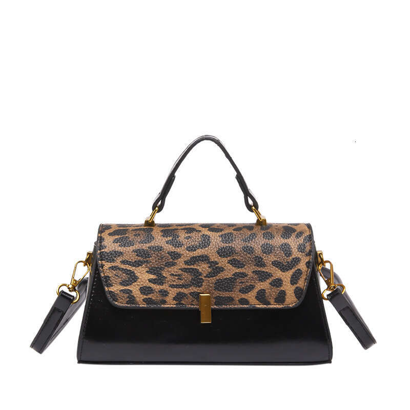 Leopard Print Commuter Fashion Trendy Handbag 2025 New Style High-end Feel Single Shoulder Crossbody Women's Bag