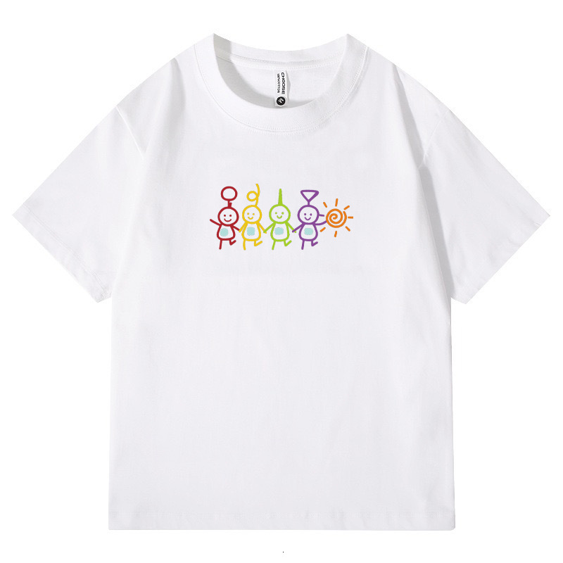 2025 High Quality Hot selling Heavy Text Printed Short Sleeve T-shirt Summer Men's fashion and Women's Cotton Loose Half Sleeve T-shirt New 