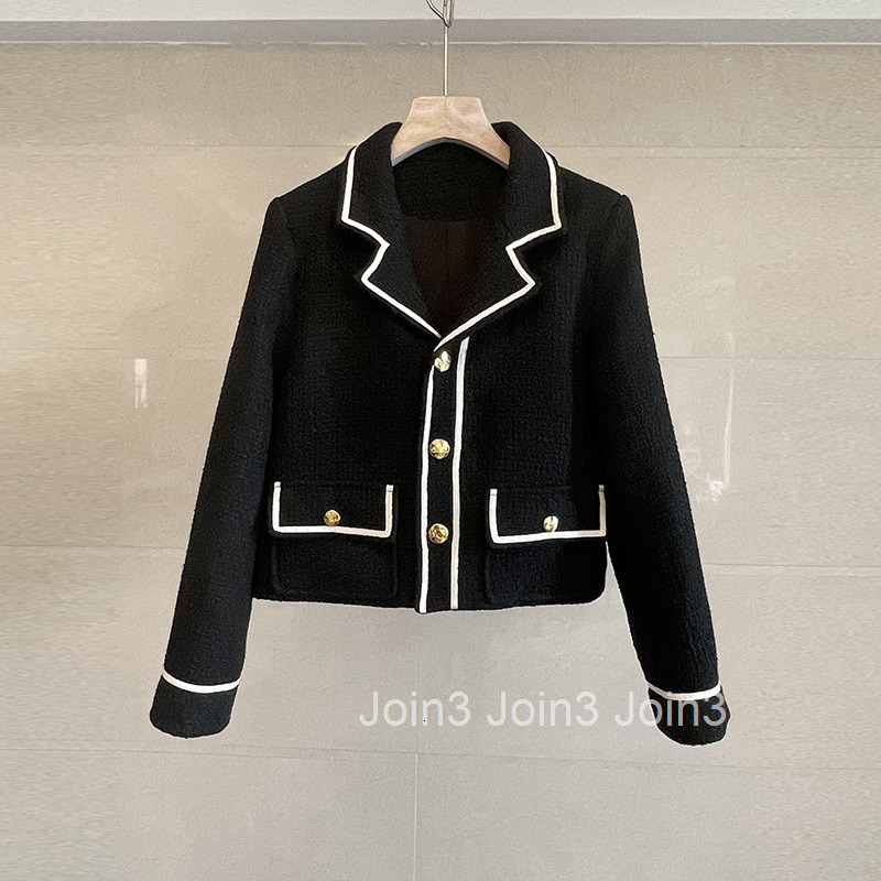 Net red autumn and winter new product Cecilia Cheung same coarse woolen cloth little xiangxi clothing coat womens short nanyou