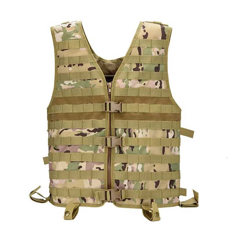 New Mens Molle Tactical Vest Hunting Gear Load Carrier Vest Sport Safety Vest Hunting Fishing with Hydration System Z250728