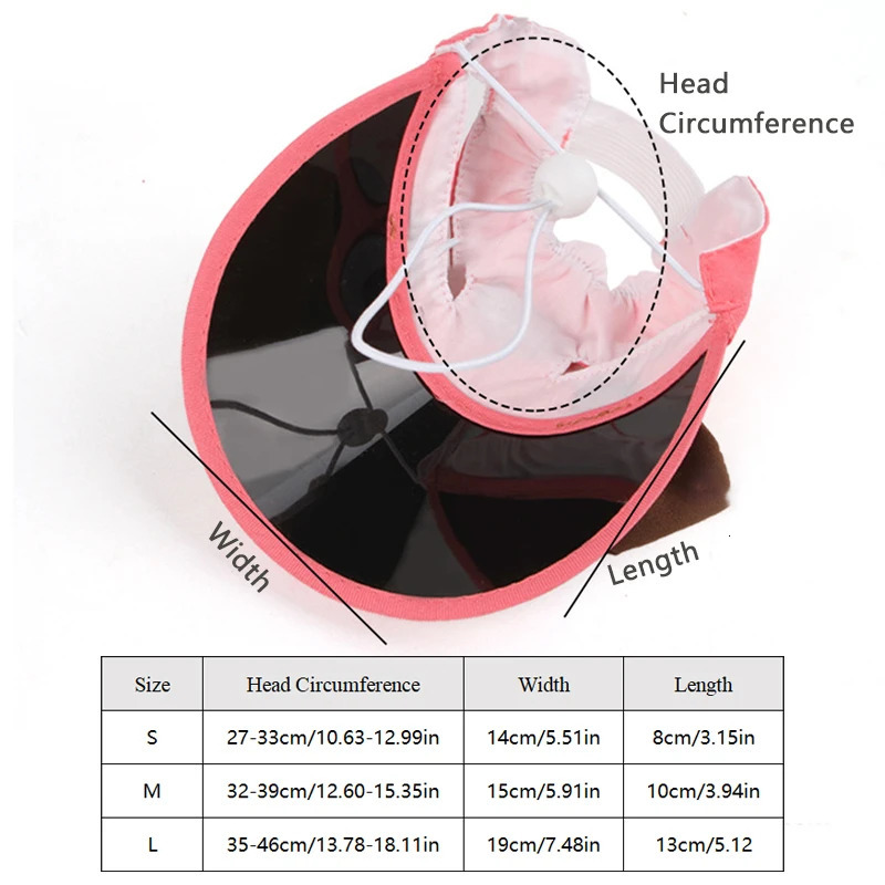 Adjustable Pet Dog Caps Outdoor for Cats Small Medium Dogs Summer Puppy Visor Hat with Ear Holes Accessories 250729