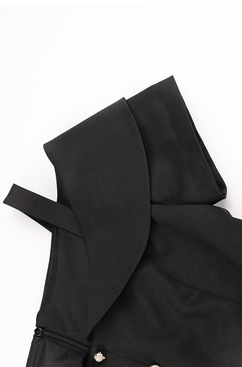 2025 Summer New Temperament French Dress Splicing Black And White Plaid Lace Long Skirt 6116194