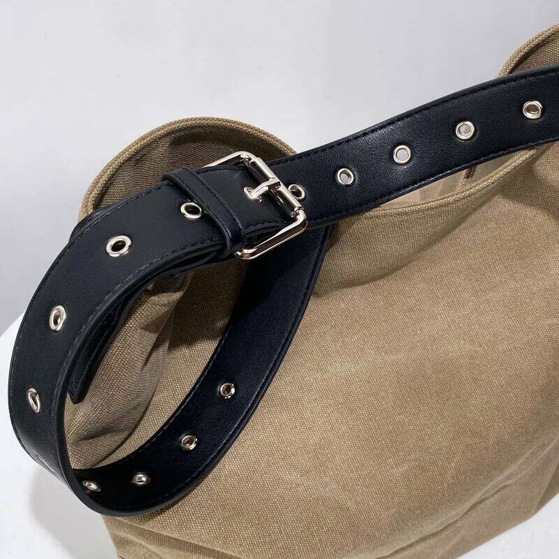 Women's Bags Designer Women's Bags Designer Koean Casual Canvas Tote Bags Fo Women Designe Handbags Puses New In Lage Capacity Wide Stap Und