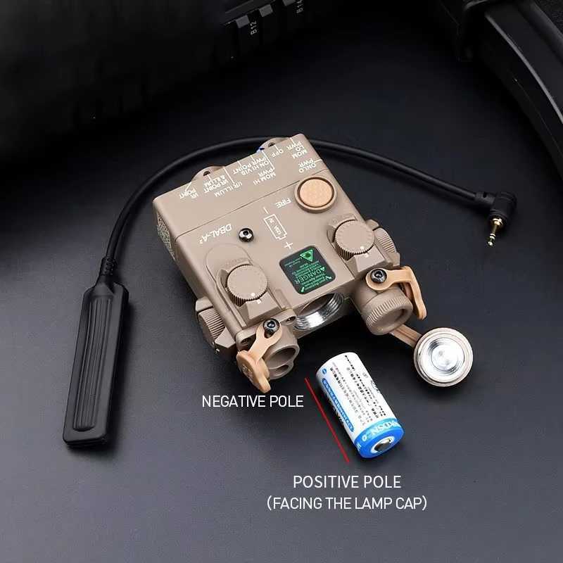 Tactical DBAL-A2 Mini Red Green Dot Aiming Hunting DBAL PEQ Sight Airsoft Light without White Light M300A M600C PEQ15 DBAL-A2 XJ250728