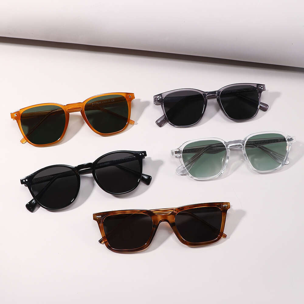 DHsunglasses TR90 KG Series Sunglasses - UV400 Polarized, Trendy Polygon Frame, Punk & Hiphop Style for Men/Women (KG2501-Tortoise)