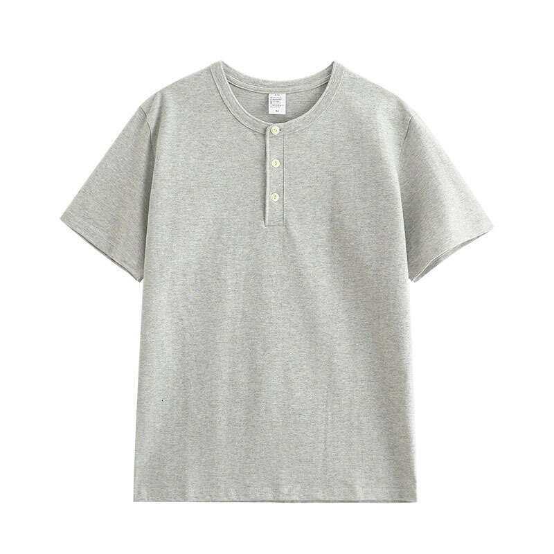 Designer Clothing 2025 Bronson Classic Henley Shirts American Casual Vintage Style Short Sleeve Tee Men