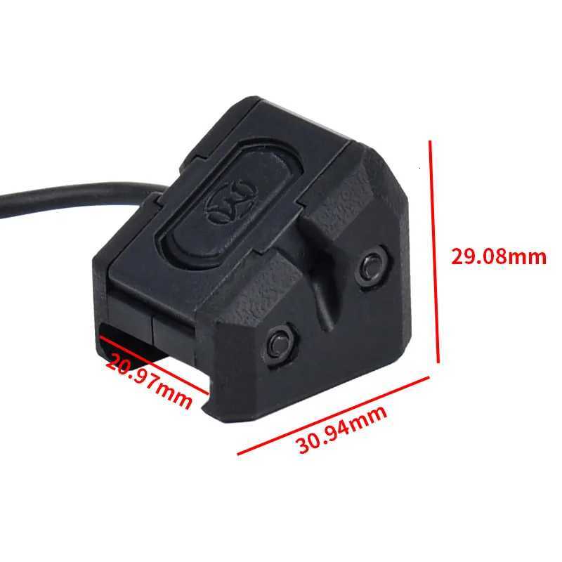 Tactical ModButton Remote Pressure Switch For SF M300 M600 Flashlight Weapon Light DBAL A2 PEQ15 MLok Keymod Airsoft Accessories R250728