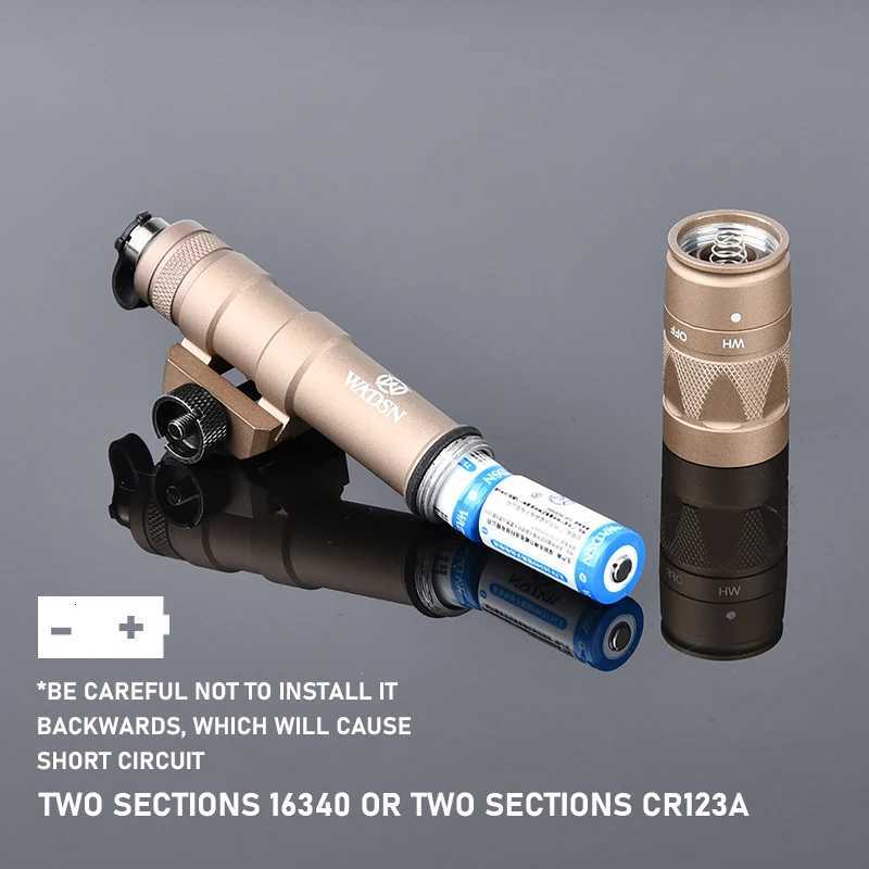 WADSN Airsoft M600W SF Flashlight Tactical Gun Light Strobe Weapon Light SF M600W Rifle Lamp Dual-Function Remote Switch XJ250728