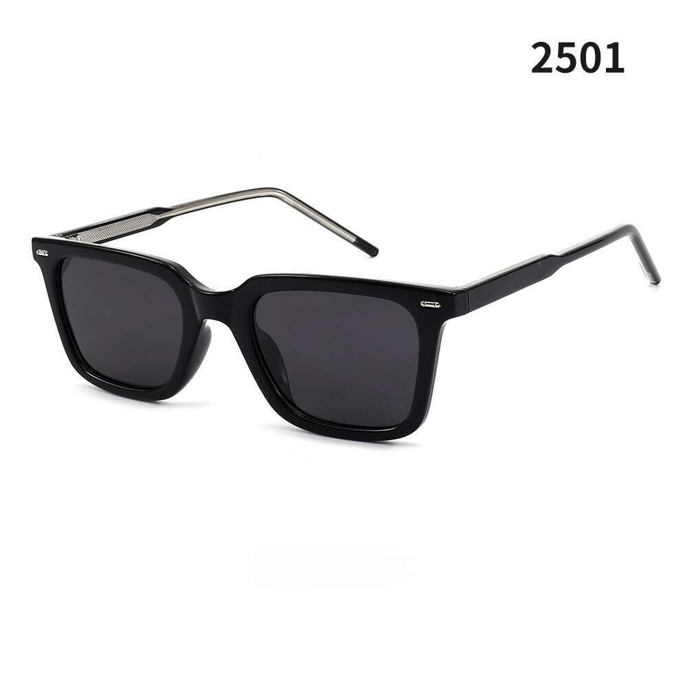 DHsunglasses TR90 KG Series Sunglasses - UV400 Polarized, Trendy Polygon Frame, Punk & Hiphop Style for Men/Women (KG2501-Tortoise)