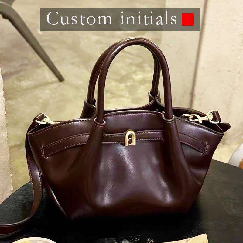Women's Bags Designer Women's Bags Designer Custom Initials Bags For Women Designer Handbags And Purses New In PU Oil Wax Belt Buckle Top Ha