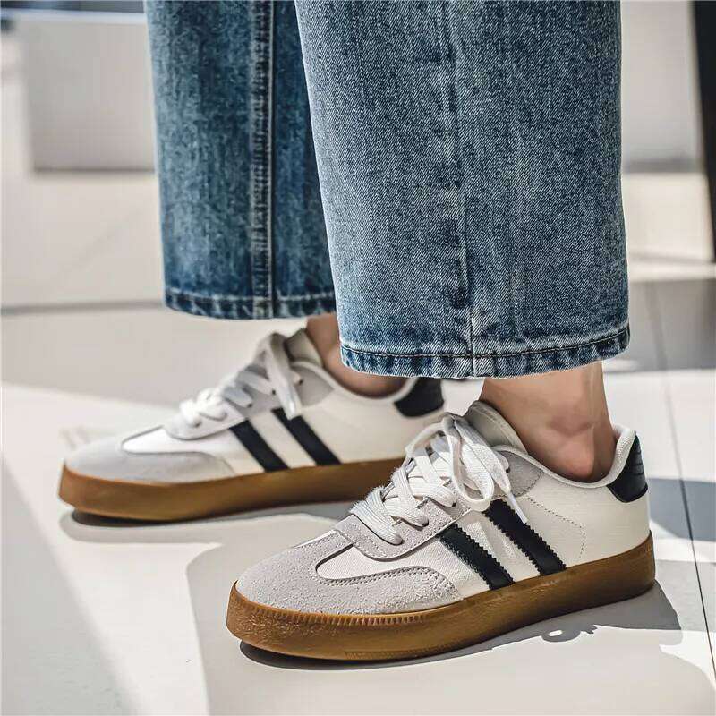 Men Casual Platform Versatile Skateboard Flats Outdoor Running Sports Shoes Lace Up Trainers Comfortable Sneakers 39-44