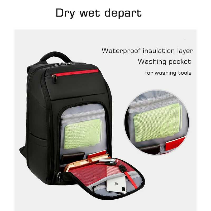 NG Professional 15.6 Laptop Backpack Waterproof School bags USB Charging Business Travel Bag Mochila S250728