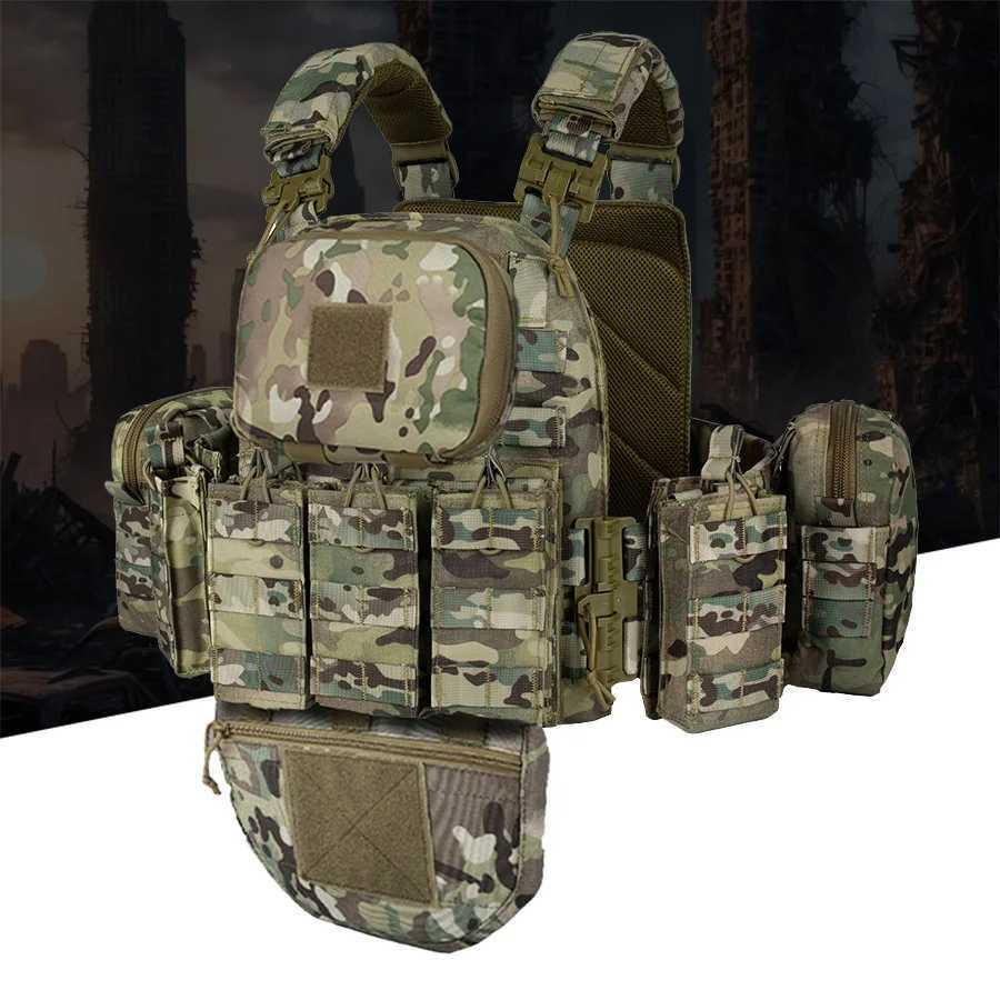 Quick-release training vest molle multifunctional outdoor vest equipment Z250728
