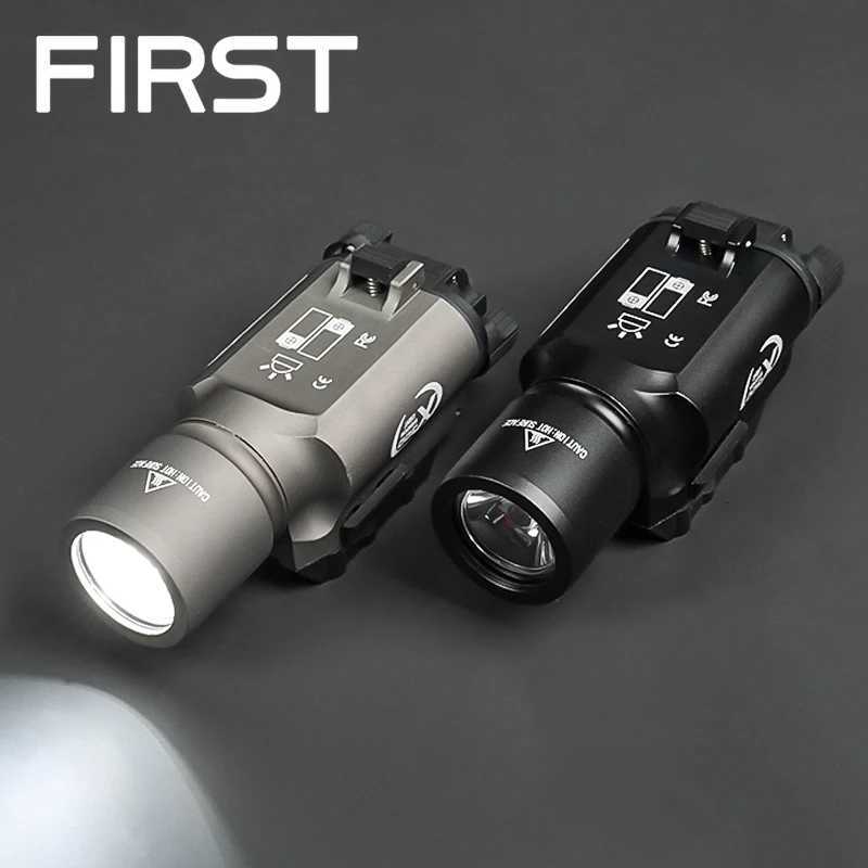 Tactical X300 X300U Aluminum Weapon Flashlight Hanging Constant/Momentary Scout Light Fits 20MM Rail Outdoor Hunting LampXJ250728