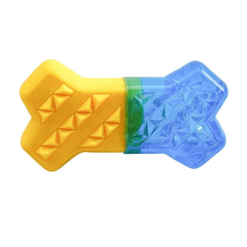 Summer Cooling Dog Toys Pet Toy Molar Bone Filled with Water Frozen BiteResistant Supplies 250729